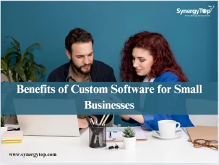 Benefits of Custom Software for Small Businesses